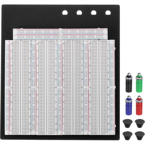 3220 Plaque D’Essai sans Soudure, Zy-208 3220 Points de Liaison Plaques D’Essai de Plaque D’Essai de Câblage de Circuit Imprimé, pour Les Tests de Circuits, Le Débogage Et La Formation (1/5)