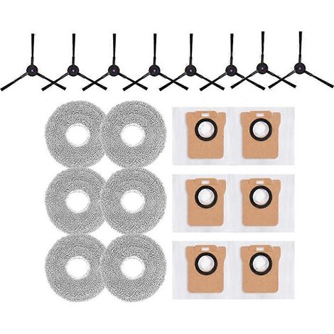 Zubehör für den Jonr P20 PRO / T5 Pro Saugroboter: Hauptbürste, HEPA-Filter, Ersatzreinigungstuch (1/5)