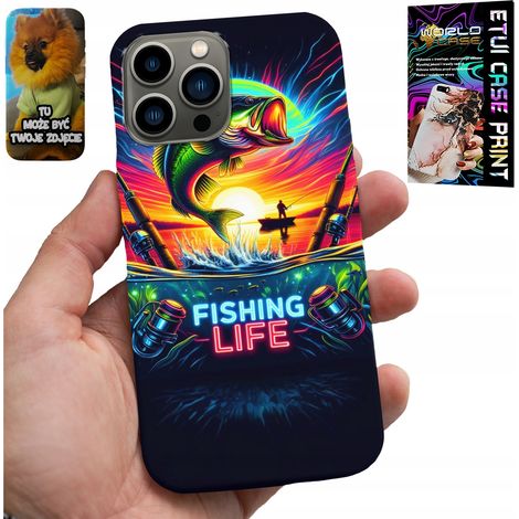 Custodia per iPhone 13 PRO - motivi di pesca, canna da pesca, retro (1/5)