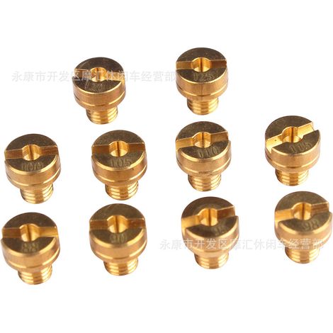 10 Hauptdüsensätze für Mikuni-Vergaser VM22/24/26/30 125-250 cm³ Motoren (1/5)