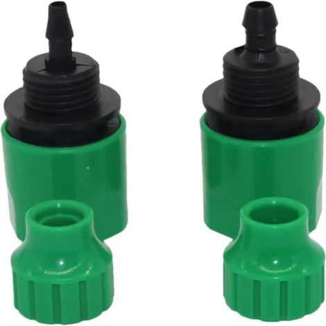 Raccord rapide cannelé pour tuyau 4/7 mm et 8/11 mm, outil de raccordement rapide pour irrigation goutte à goutte et arrosage de jardin (1 pièce). (1/4)