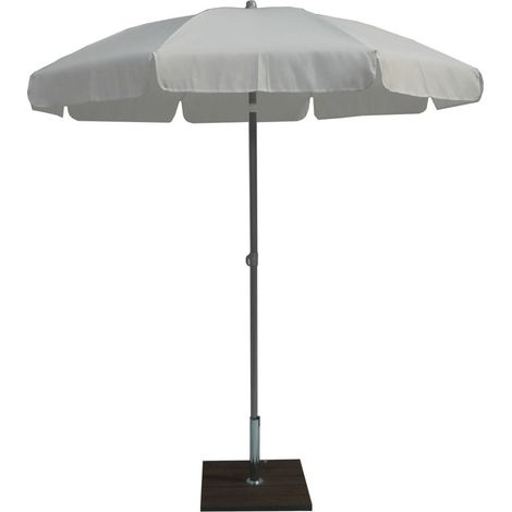 Ombrellone da Giardino Ø2 m Palo Ø33 mm in Acciaio Maffei Borgo Bianco (1/5)