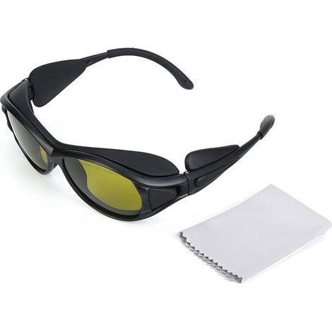 Lunettes de protection laser pour lasers 190-420 nm et 850-1300 nm, OD4+ et OD6+, lunettes de taille universelle. (1/5)