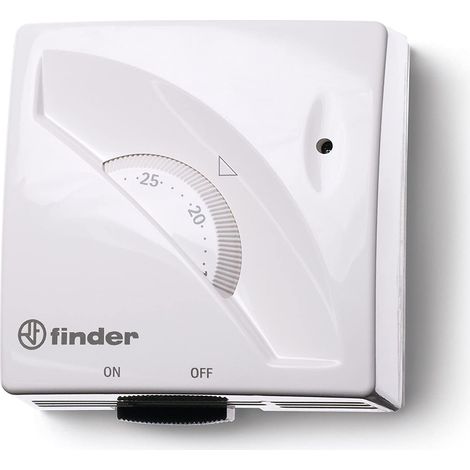 Raumthermostat Mechanisch 1 Exchange White Finder 1T.01.1