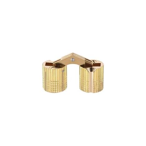 Lot de 2 charnières cylindriques invisibles 14mm – Angle d'ouverture 180° – Pour portes en bois et projets de bricolage (1/4)
