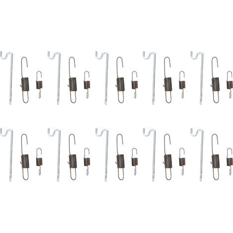 10 Sets Throttle Return Spring Alloy Governor Rod Accessory Replacement Part Set Kit – Industrial Replacement Part, High Quality, Professional Use (1/5)
