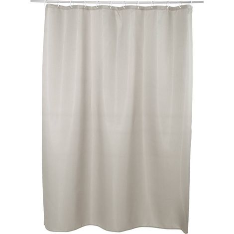 Duschvorhang 180x200cm modern color taupe - 5five (1/5)