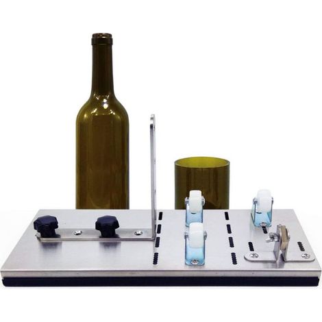Set coupe-bouteilles en verre, coupe-verre pour bouteilles, coupe-bouteilles pour verres à vin, Kit de découpe de bouteilles, coupe-verre DIY pour couper des bouteilles, vin, liqueur, bière (1/5)