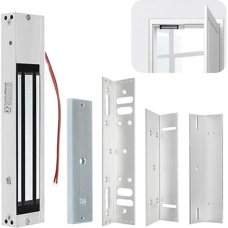 Electric Magnetic Lock Hold Force For Door Access Control System Host Controller Door Entry Nc Mode For Home Security System
