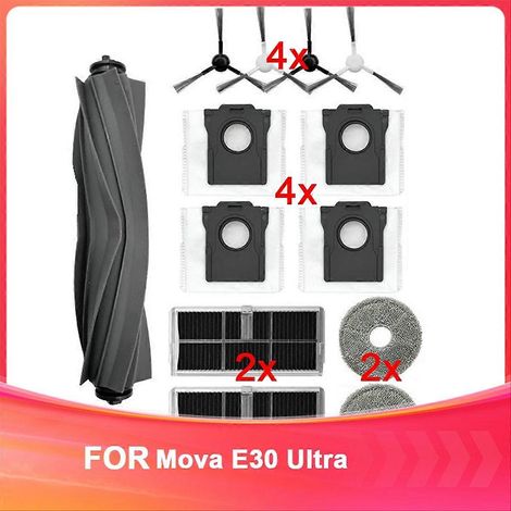 Zubehör für den Saugroboter E30 Ultra, kompatible Ersatzteile, komplettes Wartungsset (1/5)