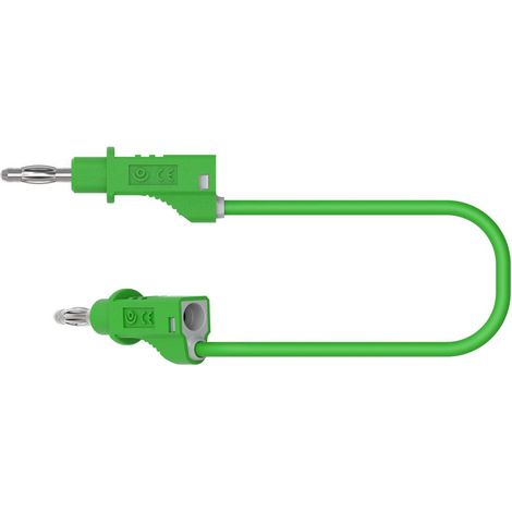 Electro PJP 2117-CD1-50V Cavo di misura Spina a banana Spina a banana 50 cm Verde 1 pz.