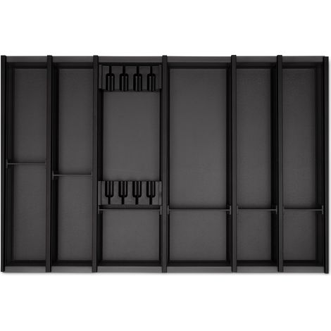 Cuisio Besteckeinsatz 800 mm Transluzent-anthrazit für Blum Legrabox 473 mm (1/5)