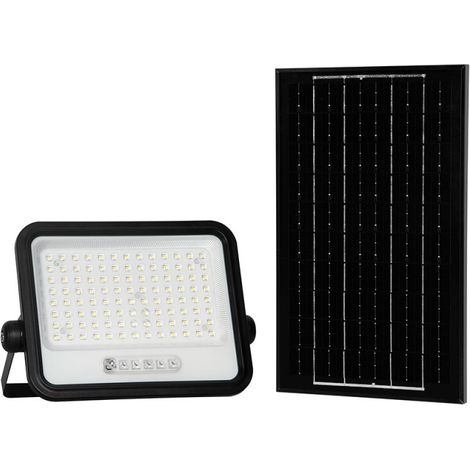 Projecteur LED extérieur Solaire 12W CCT IP65 avec Télécommande V-TAC VT-204W - 120 deg (1/5)