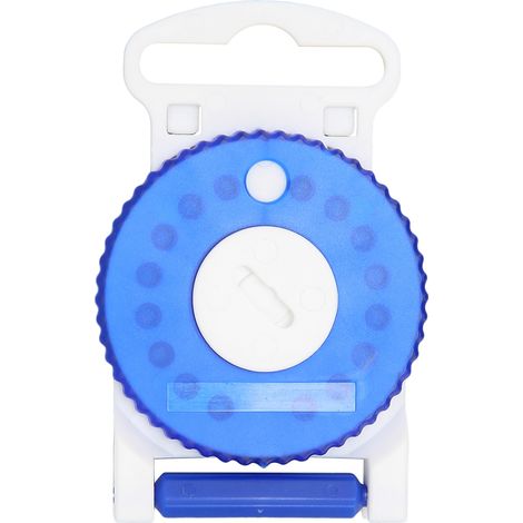 Écran anti-cire HF3 bleu, roue filtrante imperméable pour appareils auditifs Resound, outil de nettoyage et accessoire de rechange. (1/5)