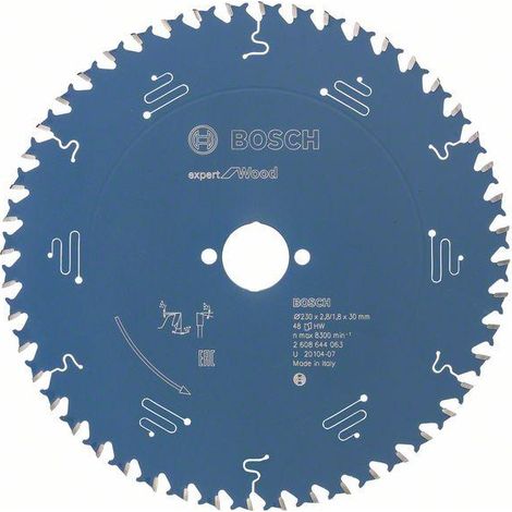 Lama Di Sega Circolare Expert 48T 230X30X2,8 Bosch