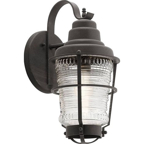 Chance Harbor Kichler Outdoor 1 Licht Wandlaterne Zink verwittert IP44 (1/5)