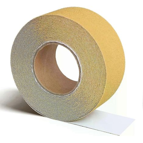 Rouleau de papier de verre, 7 cm x 18 m, grain 80, auto-adhésif PSA (1/5)