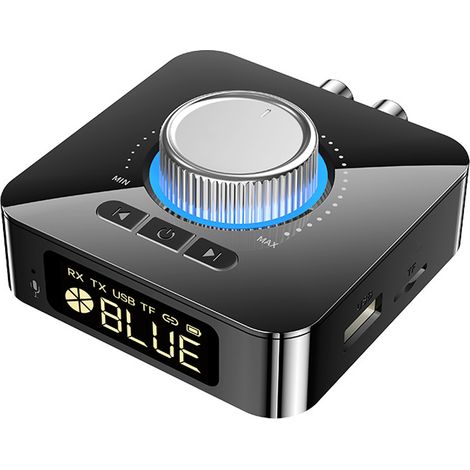 Digital LED Bluetooth 5.0 stereo AUX RCA USB audio adapter receiver/transmitter