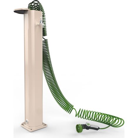 Fontana da Esterno con Tubo Dell'Acqua a Scomparsa Arkema Garden Surprise Bianco Crema (1/5)