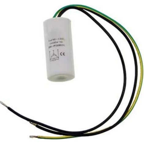 Siemens – Condensateur antiparasite 2 x 0.27µF pour lave-linge – Remplacement compatible – 43806