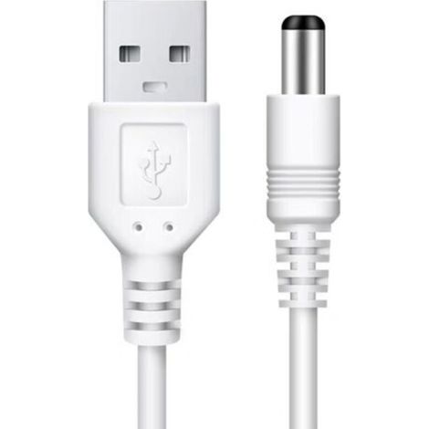 Câble d'alimentation USB vers 5 V CC de 1 m, câble de charge de rechange 5,5 x 2,5 mm DC (1/5)