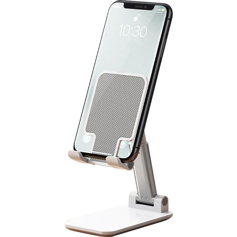 Support Téléphone Portable - Réglable Hauteur Et Angle - Compatible iPhone 13 Pro Et Appareils Jusqu’à 10,5 Pouces - Bureau Maison Bureau - 1 Pièce (1/5)