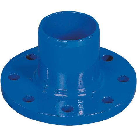 Connettore flangiato singolo FW per tubi in PVC DN80, PN10, per acqua, ghisa grigia GJL (1/5)