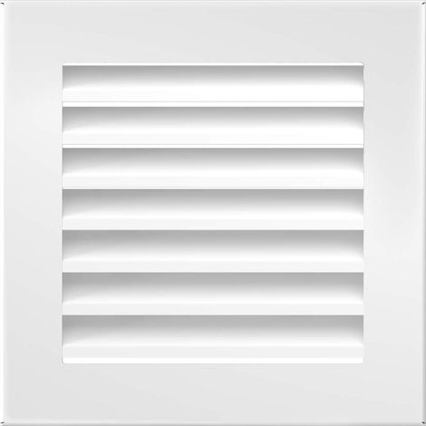 KRATKI griglia di Ventilazione griglia per Camino Fresh 17cm x 17cm Bianco (1/5)