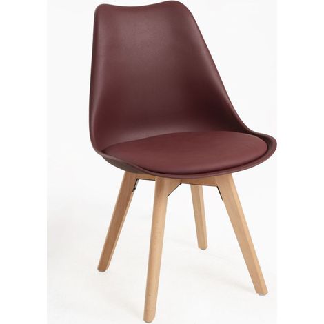 Sillas Comedor - Silla Synk Basic - Burdeos