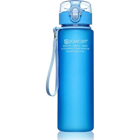 Bouteille d'eau sans BPA Bouteille d'eau de sport en plein air Bleu 560 ml