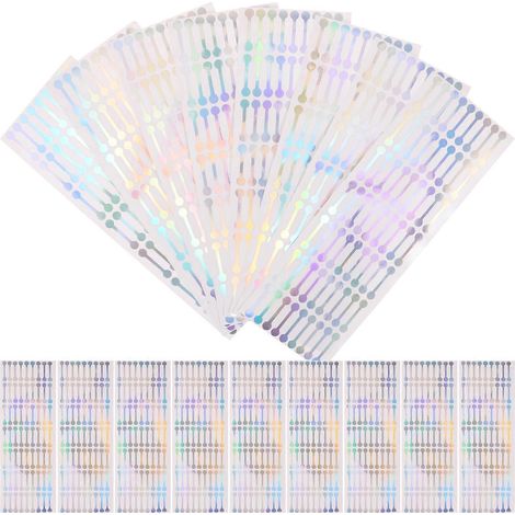 500 autocollants de fermeture longs et auto-adhésifs pour emballage de flacons cosmétiques-3.00X0.70X0.10CM (1/3)
