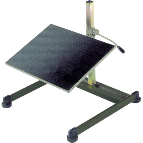 poggiapiedi Basic nero B530xT520xH510mm regolazione in altezza 65-410mm