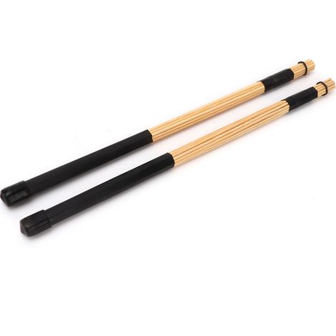 1 Paire de Bagettes de Batterie en Bambou pour Percussions Jazz et Musique Moderne (1/5)