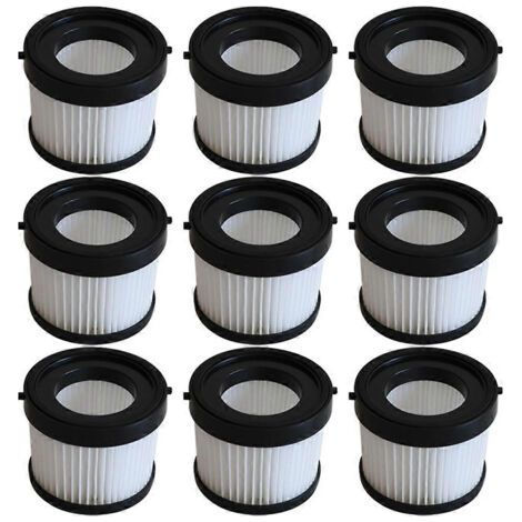 BARKBUSTERS Lot de 9 filtres HEPA lavables pour aspirateur DEWALT DCV501LN/DCV501HB - Pièces de rechange pour nettoyage ménager (1/5)