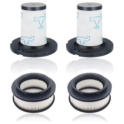 Filtre Aspirateur Réutilisable Compatibilité pour Rowenta X-Force Flex 11.60 12.60 14.60 15.60,Pièces de Rechange Filtre,4 Filtre Pré-Moteur + 4 Filtre Post-Moteur,Remplace ZR009007,ZR009008. (1/4)