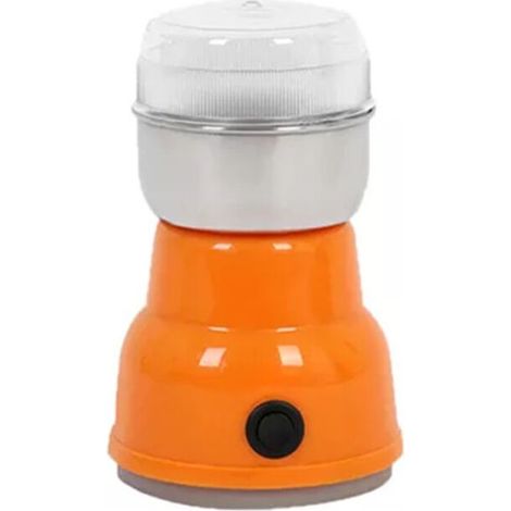 Multifonction Smash Machine electrique Cereales Moulin a Grain Moulin epices Herbes Pulverisateur Machine De Meulage Outil En Acier Inoxydable electrique Moulin a Cafe Pour La Maison,modele:Jaune (1/5)