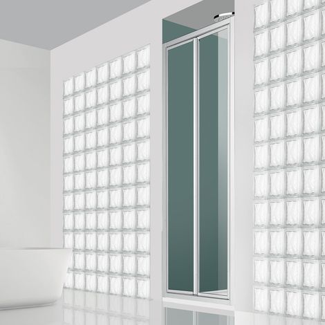 Box doccia Smeralda saloon in cristallo 3 mm trasparente 70x80 cm (1/2)