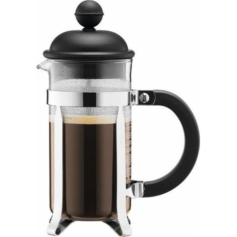 Bécher de rechange pour presse à café en verre borosilicate – Transparent – Résistant à 250°C – Capacité 0,35 L (12 oz) (1/4)