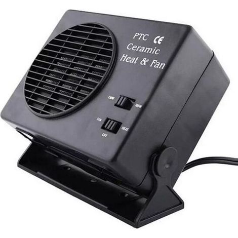 KINZON 12V 300W Keramik-Autoheizung, ABS-Autoheizlüfter, Schnell-Entfroster und Scheibenbedampfer für Autoscheiben, Nebelscheinwerfer und Fahrzeuginnenraumheizung (1/5)