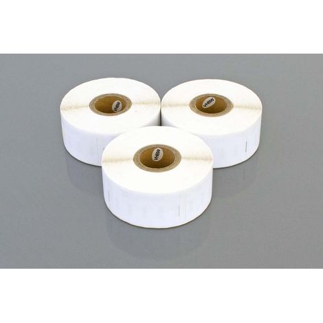 vhbw 3x Etiketten-Rolle 19mm x 51mm (220 Etiketten) kompatibel mit Dymo LabelWriter 330 Turbo II, 330 Turbo, 400 Duo, 330 Etiketten-Drucker