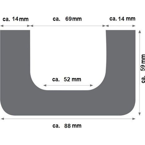 PROVISTON PU-Balken Polyurethan 60 x 90 x 2000 mm Weiß Deckenbalken Dekobalken
