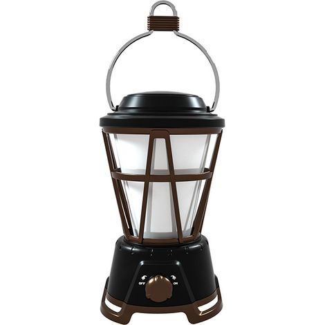 lampe de tente de camping extérieureLampe de camping rétroLampe portable rechargeable, noire (1/5)
