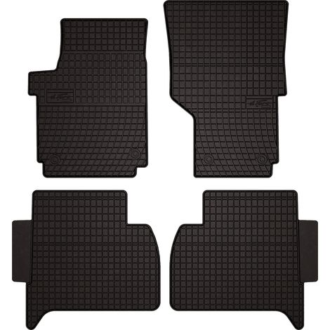 Gummifußmatten für: Volkswagen Amarok Pickup (2010–2021) – schwarz, passgenau