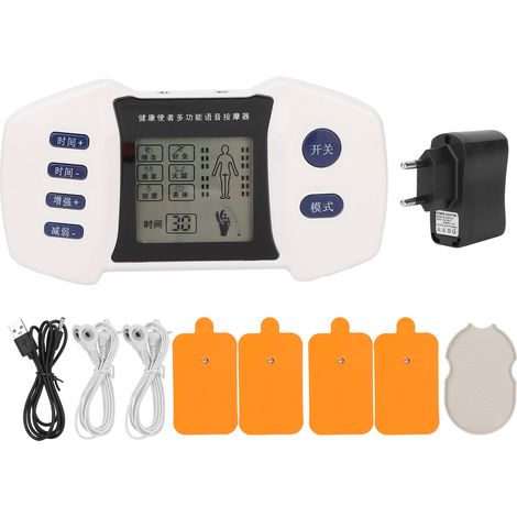 Appareil électrique multifonction de stimulation musculaire, soulagement des douleurs, relaxation des muscles raides, masseur, prise UE 100-240V (1/5)