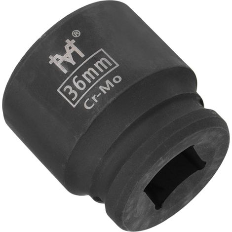 Douille à Choc Peu Profonde 36mm Clé Hexagonale en Acier Cr-Mo (1/5)