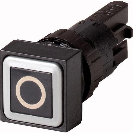 Bouton-poussoir noir 0 à rappel EATON Q18D-19