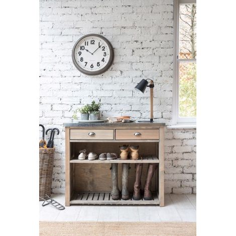 Garden Trading Indoor Aldsworth Bootroom Unit Shoe Locker Welly Storage Spruce (1/4)
