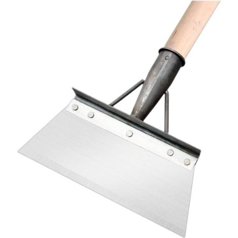Pala multifunzionale per la pulizia — Raschietto da giardino per diserbo e rimozione del muschio — Attrezzo agricolo per il diserbo. Solo testa della pala. Manico in legno non incluso. 30 cm
