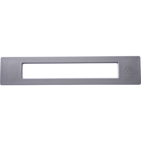 Wandleuchte nina 1xr7s (189mm) 10,5w mit Drucktaste cct (3Farben) ip55 l.25,5xw.5xh.5xh.5cm grau
