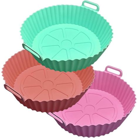 MouleSiliconeAirFryer-ZVVN-8Pouces-Réutilisable-RésistantàlaChaleur-Lotde3 (1/5)